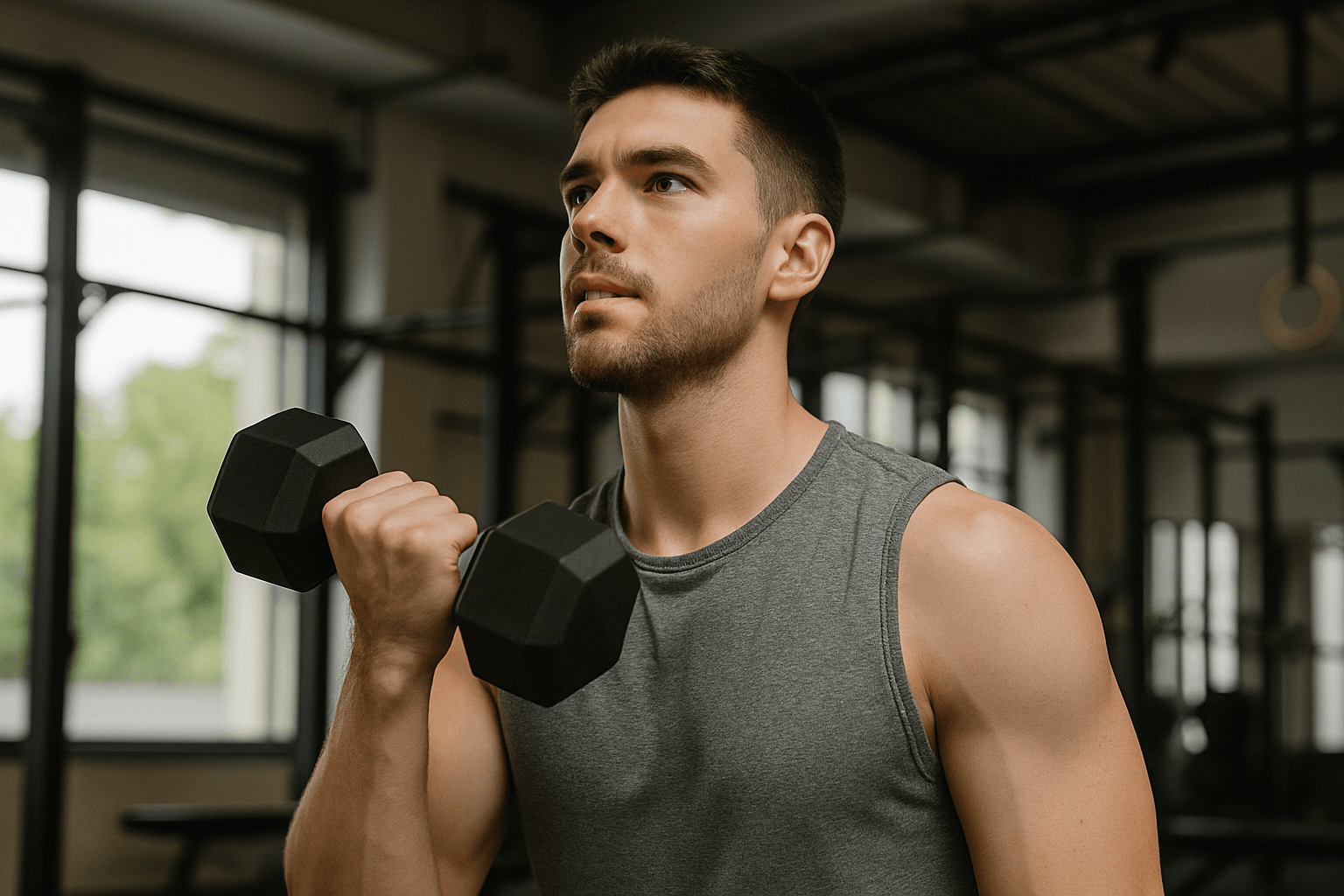 Photo of a man doing sports