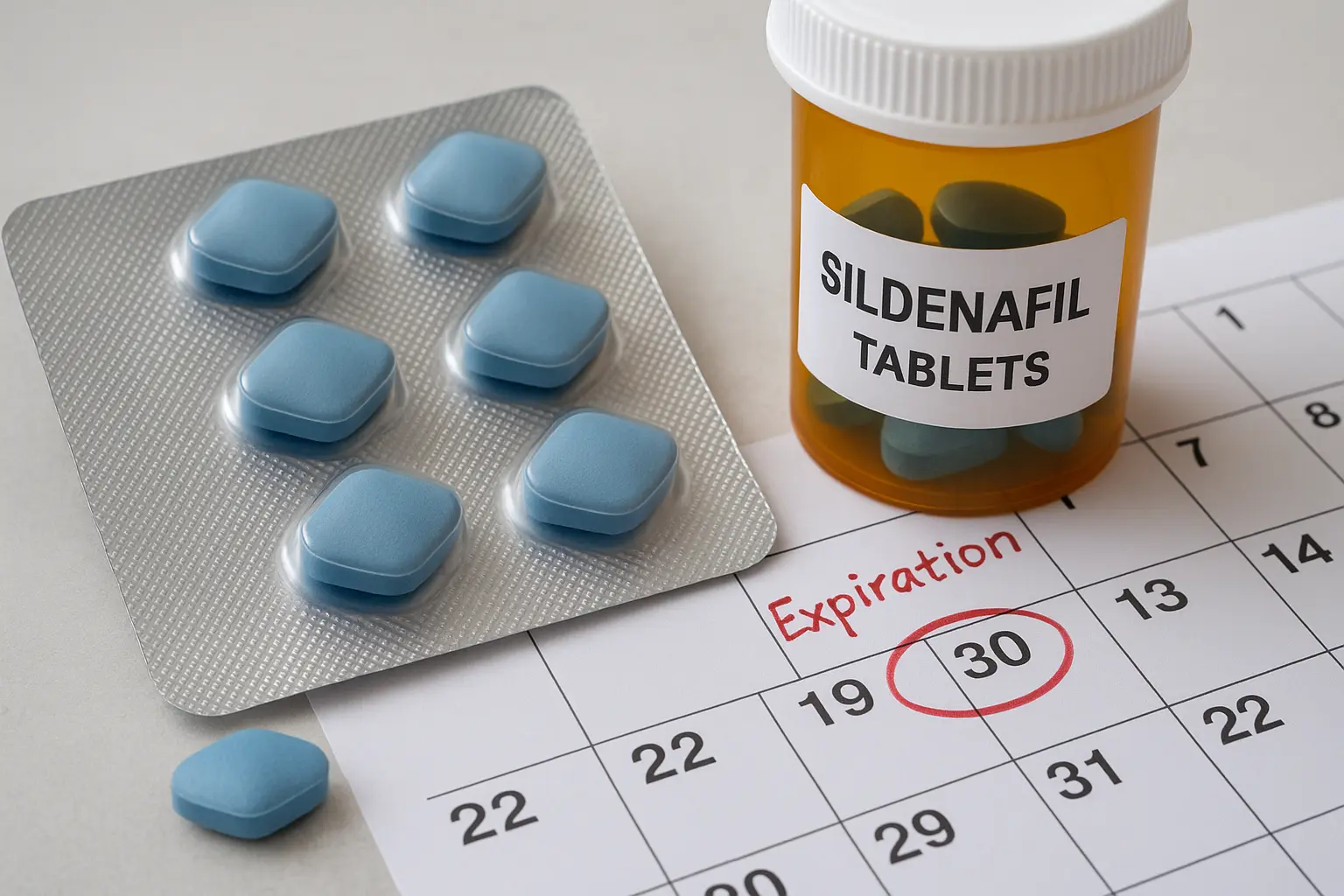 Sildenafil expiriaton